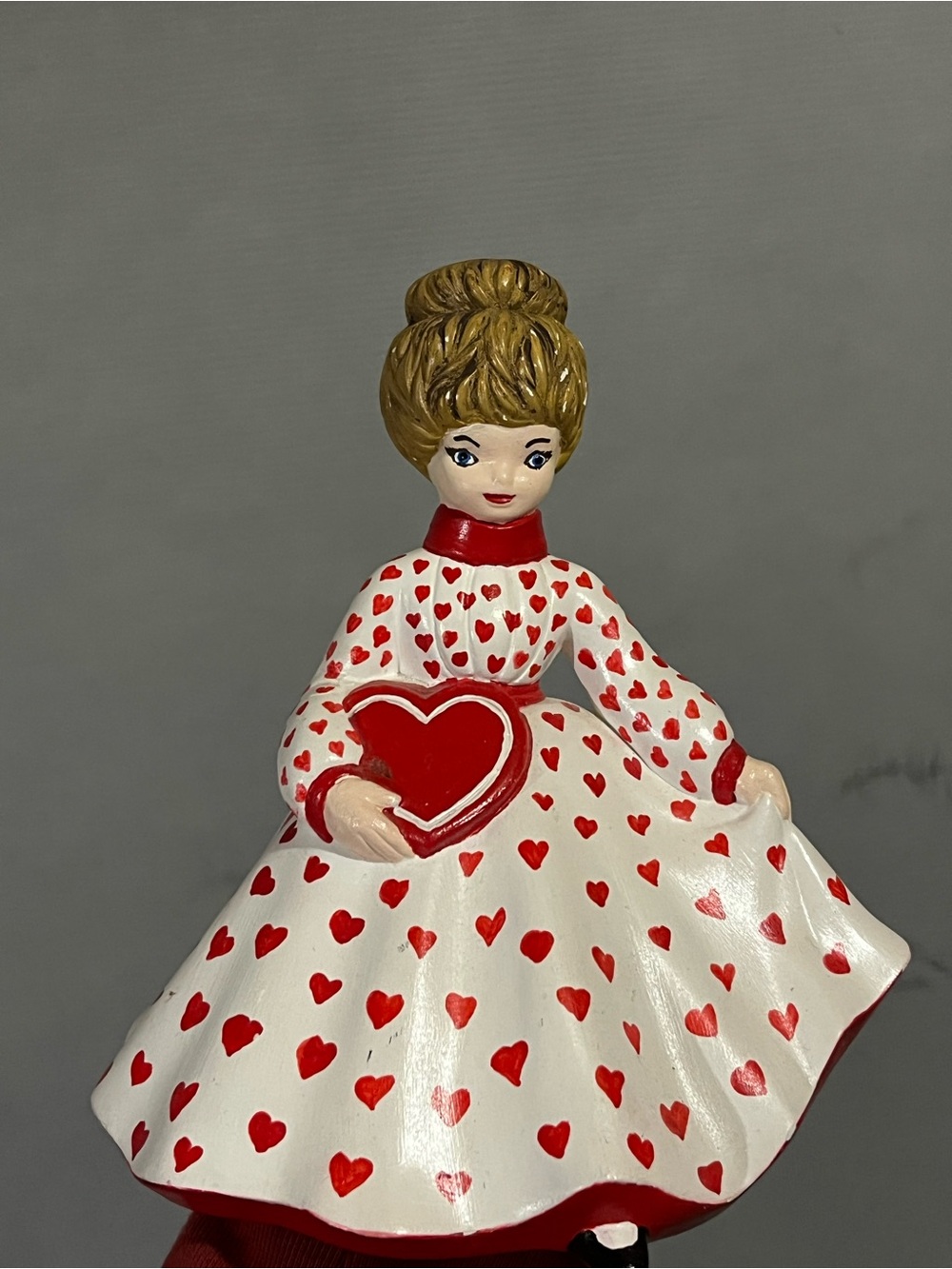Vintage modern mid-century 1950-1960s hand painted Josef originals: valentines
